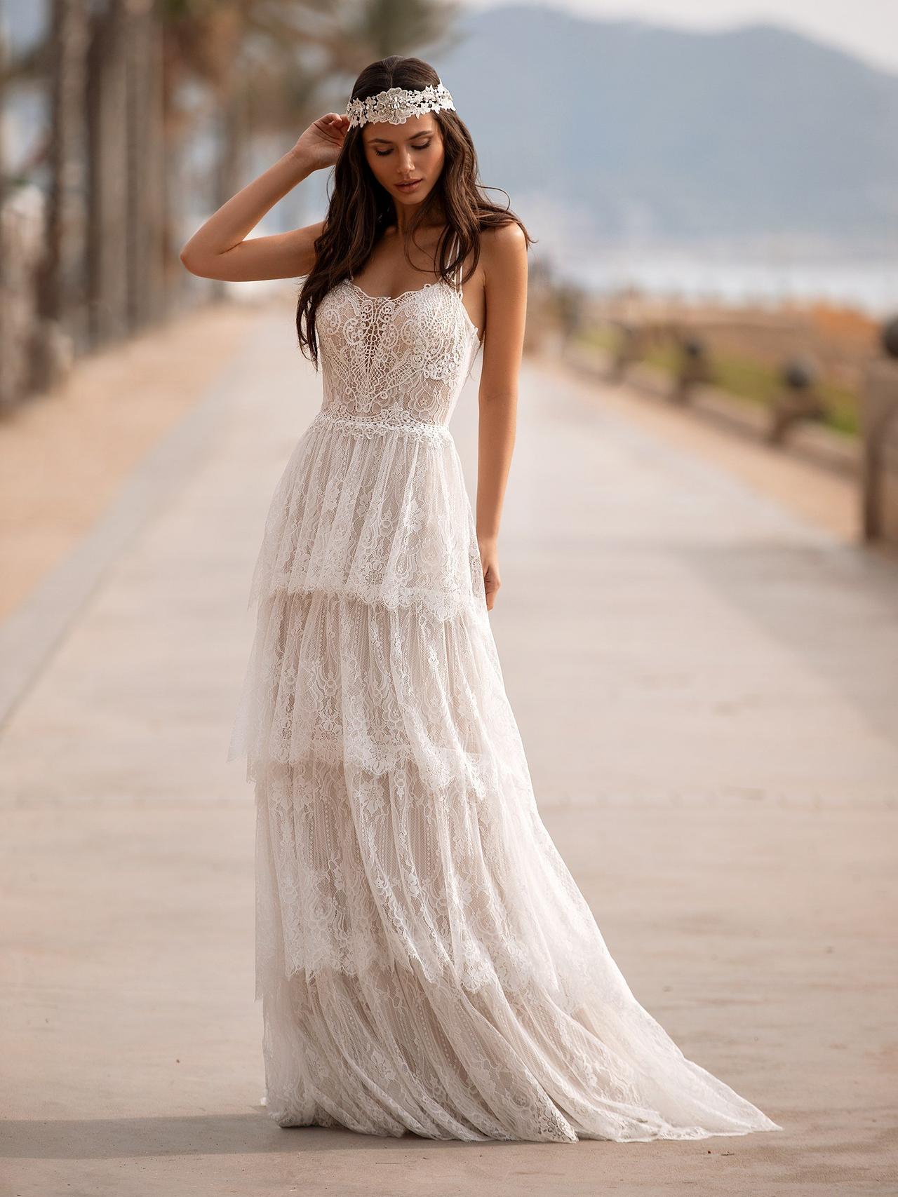 Sicilia Violeta navegador Vestidos de novia boho: 50 modelos para un estilo relajado y romántico