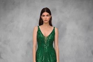 20 vestidos de fiesta verdes para un look de invitada con mucha personalidad