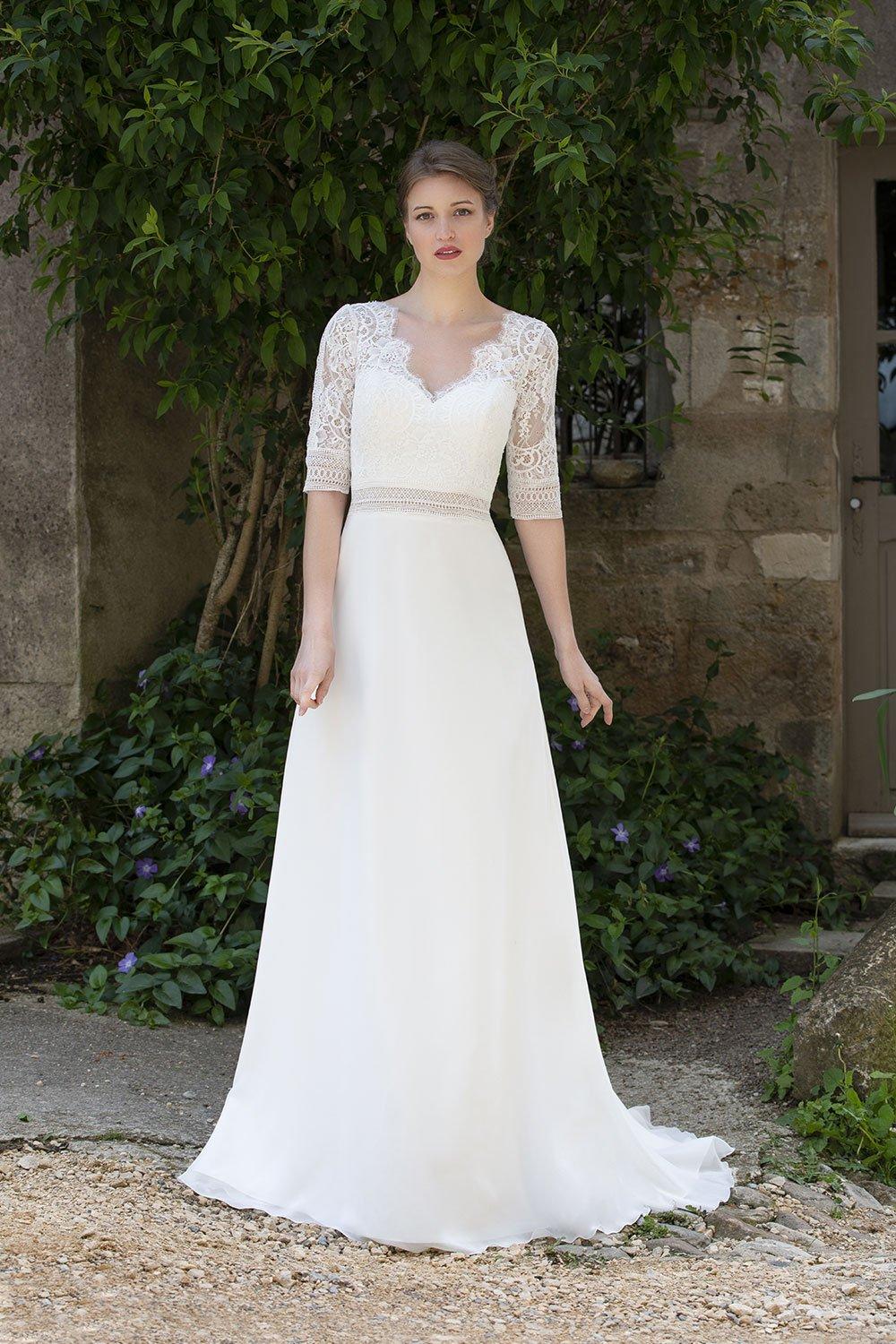 101 vestidos de novia sencillos para un look relajado y romántico