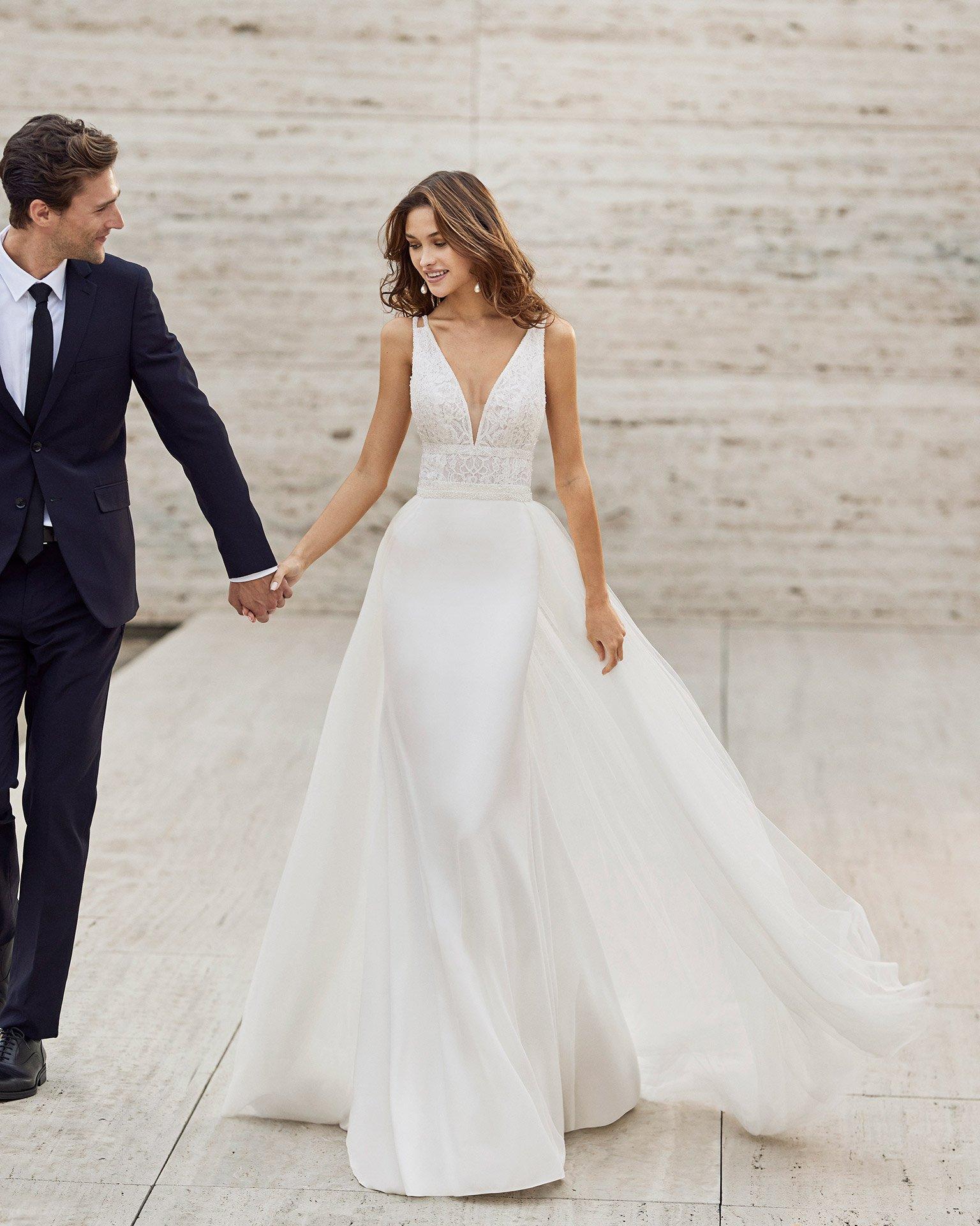 101 vestidos de novia sencillos para un look relajado y romántico