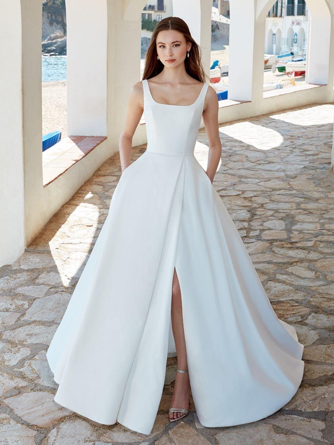 101 vestidos de novia sencillos para un relajado y romántico