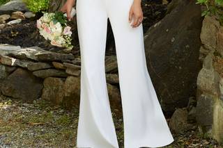 Vestido de novia con pantalón