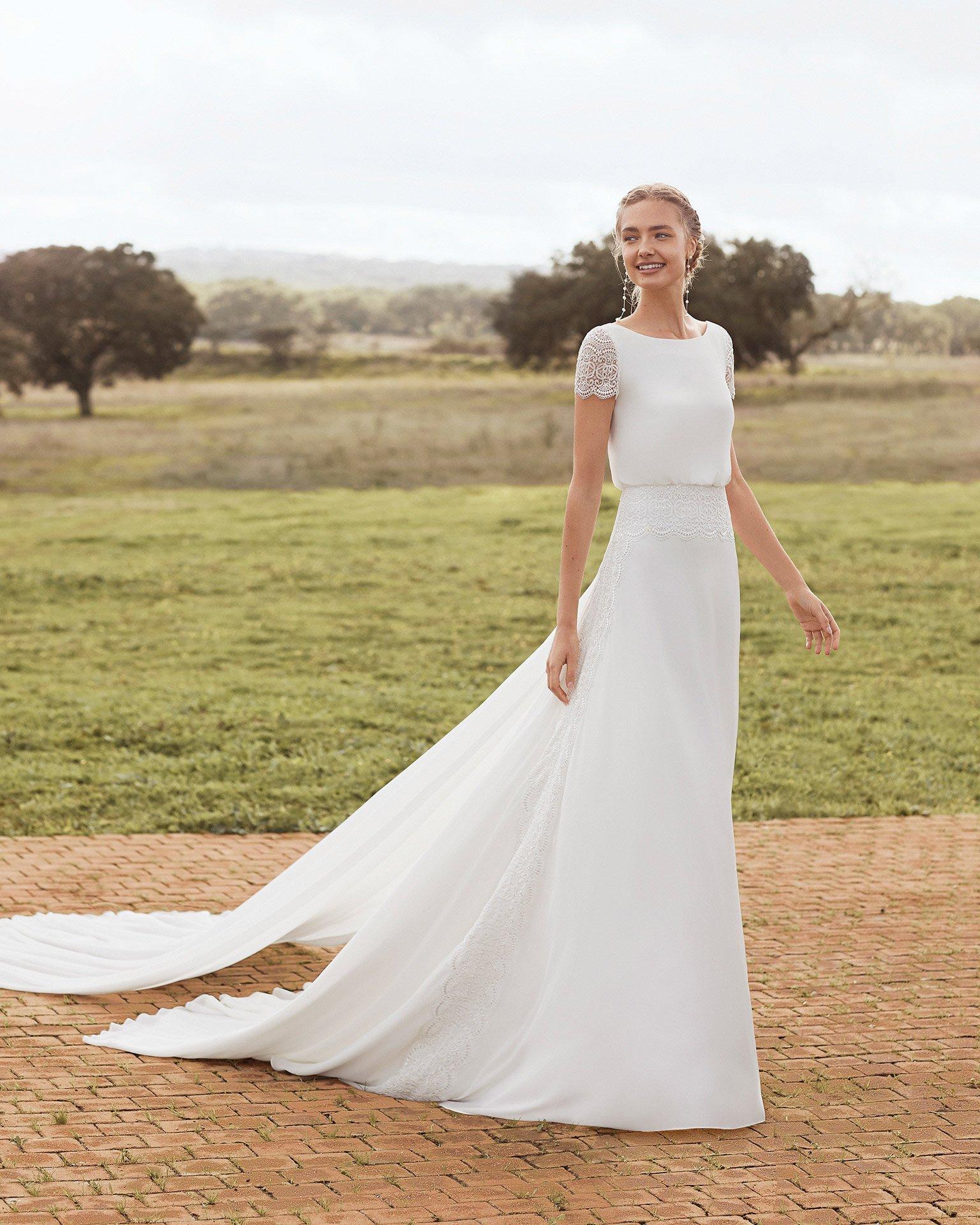 101 vestidos de novia sencillos para un look relajado y romántico