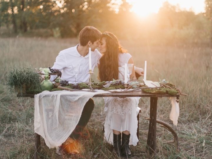 Sweetheart table: la mesa íntima de los novios