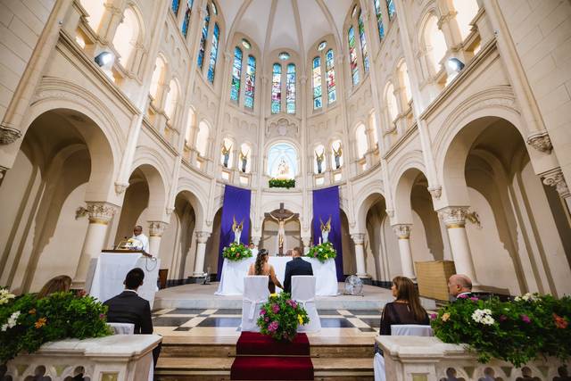 Decoraci N De La Iglesia Para El Casamiento