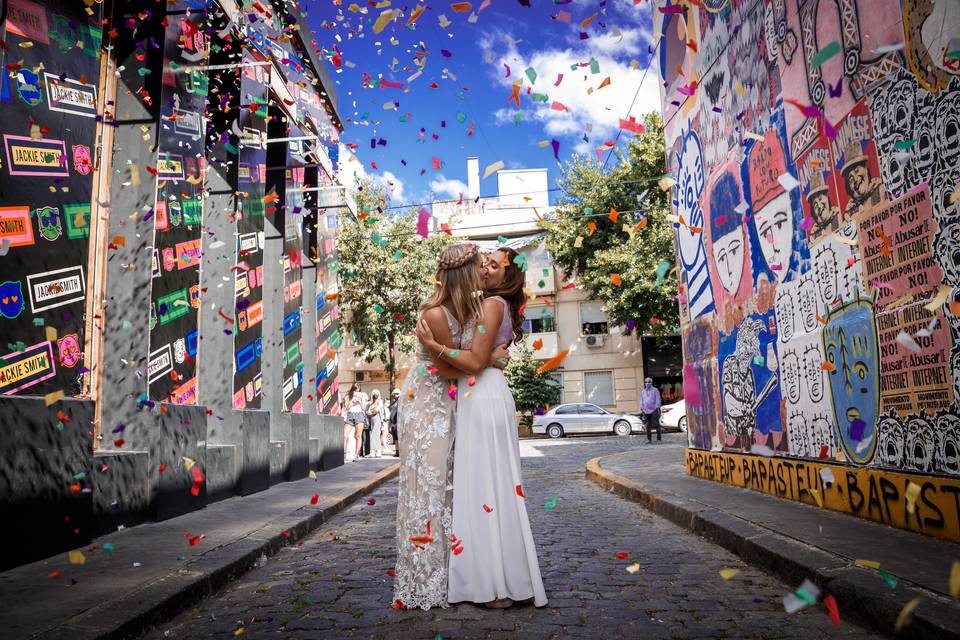 El casamiento de Flor y Ana: una boda relajada y al aire libre para inspirarse