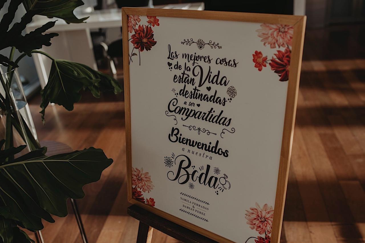 Rubí Premio Huracán Las 50 ideas más originales para decorar su casamiento con carteles