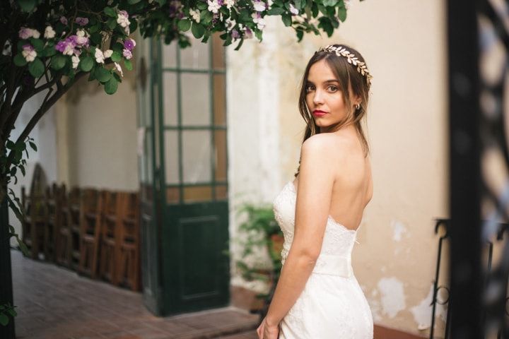 25 tocados de novia vintage para un look elegante con aires de nostalgia