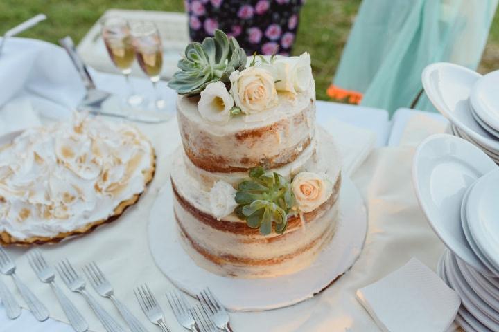 naked cake casamiento