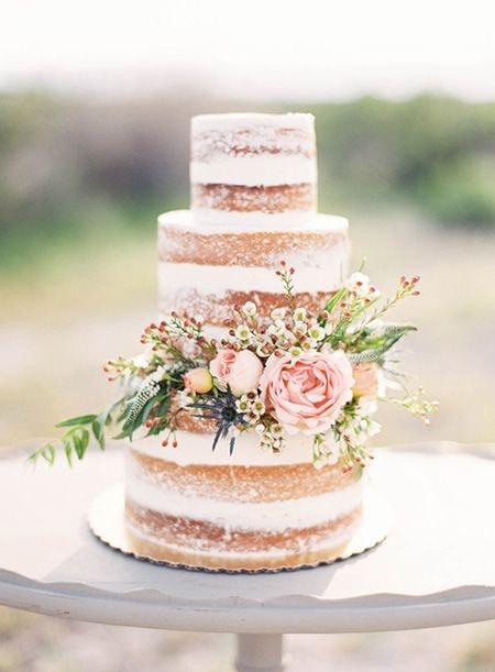 naked cake casamiento