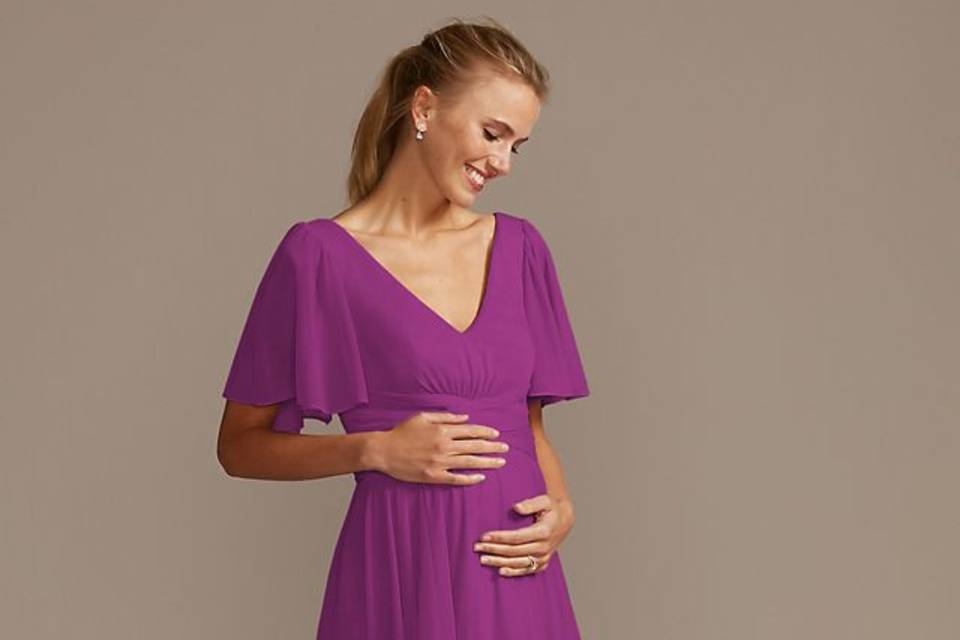 Vestidos de fiesta para embarazadas: 40 looks para futuras mamás estilosas