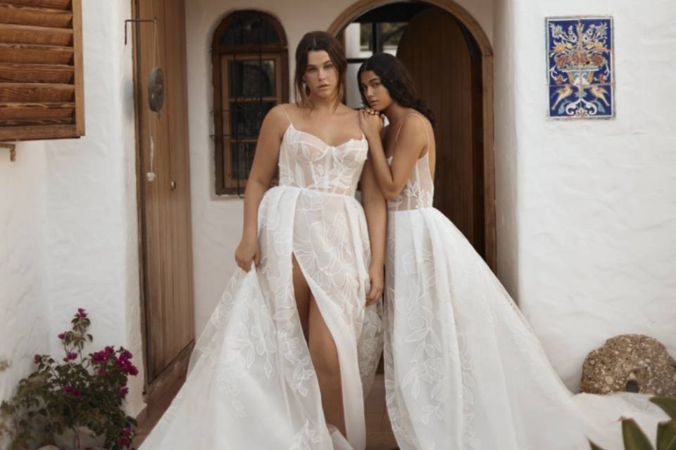 Vestidos de novia con escote corazón: 50 modelos para enamorarte