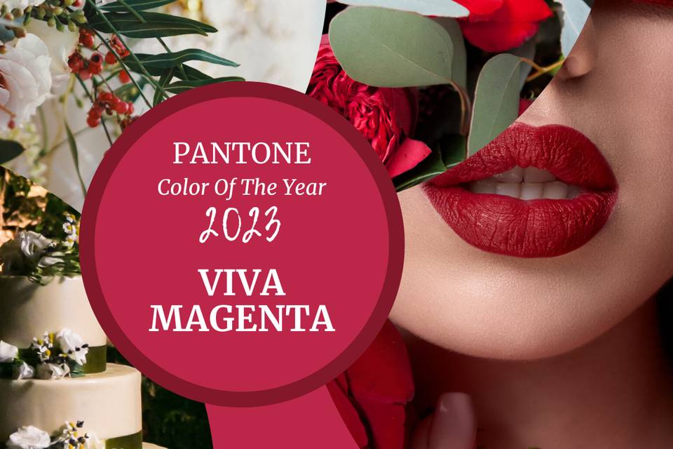  ¡Viva Magenta! Cómo sumar el color Pantone del año 2023 a su casamiento