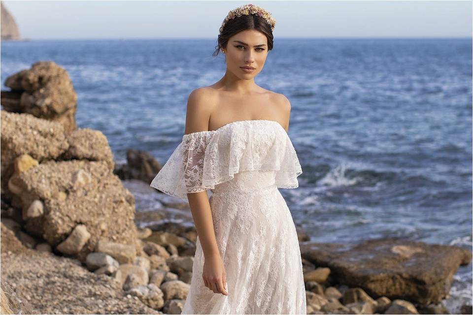 Vestidos de novia boho: 50 modelos para un estilo relajado y romántico
