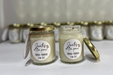 Velas como souvenir de casamiento: un detalle para enamorar a sus invitados