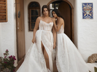 50 vestidos de novia con escote corazón: el toque romántico para tu look