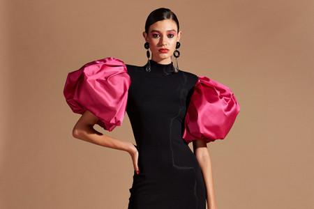 10 vestidos de fiesta con mangas globo que le darán a tu look el toque vintage y elegante que necesitás