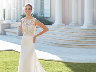 Vestidos de novia con escote barco: una opción muy elegante para tu look