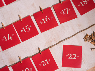 Calendario romántico DIY para recibir Navidad con mucho amor
