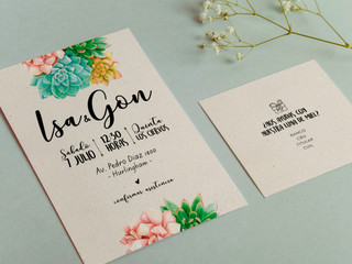 8 estilos para las tarjetas de casamiento, ¡hay una para cada tipo de boda!