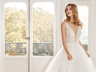 Vestidos de novia Aire Barcelona 2020: 50 opciones muy románticas
