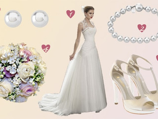 Look de novia con perlas