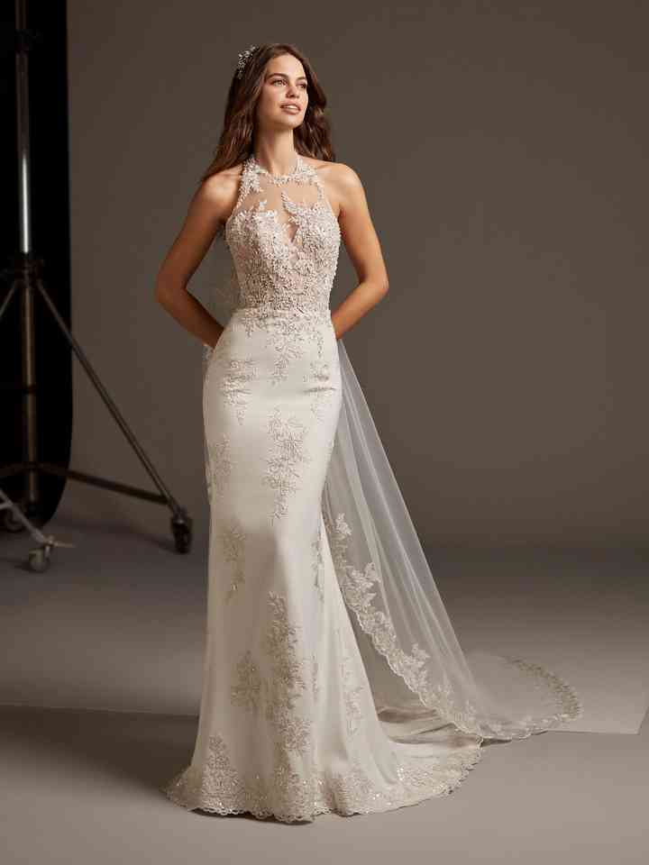 30 Vestidos De Novia Con Escote Halter Sensualidad Y Elegancia