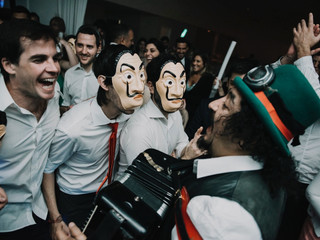Casamiento temático inspirado en 'La casa de papel', ¿se animan?