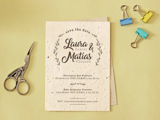 Tarjetas de casamiento eco-friendly: 6 ideas para invitaciones sostenibles