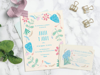 8 dudas frecuentes sobre las tarjetas de casamiento