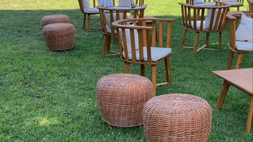 Livings para eventos al aire libre