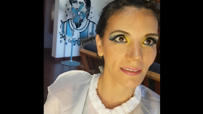 Prueba de maquillaje para casamiento temático