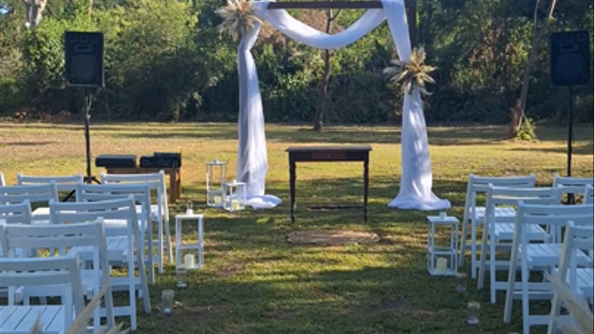 Ceremonia al aire libre