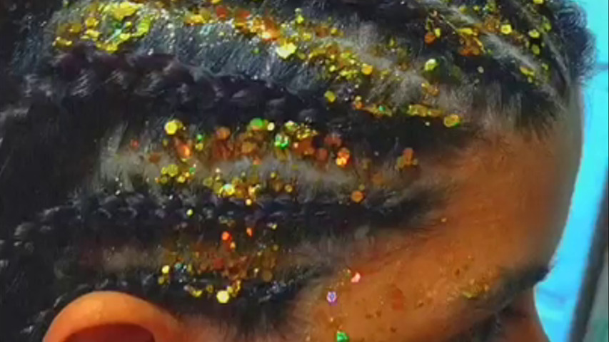 Glitter para el pelo 