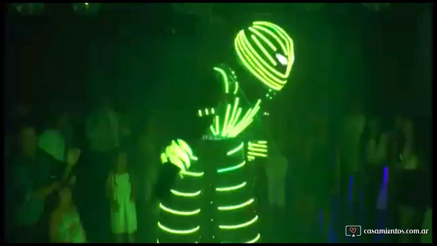 Robot con luces 