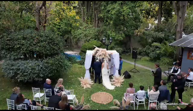 Ceremonia en el parque