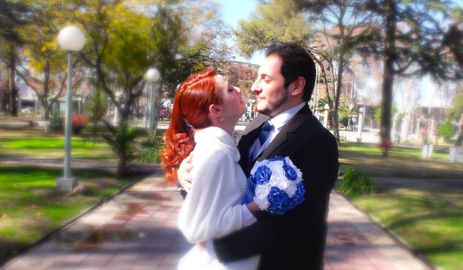 El casamiento de Fabricio y Evelina en San José de Guaymallen, Mendoza