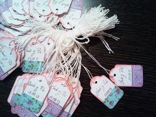 Etiquetas vintage para los detalles de casamiento