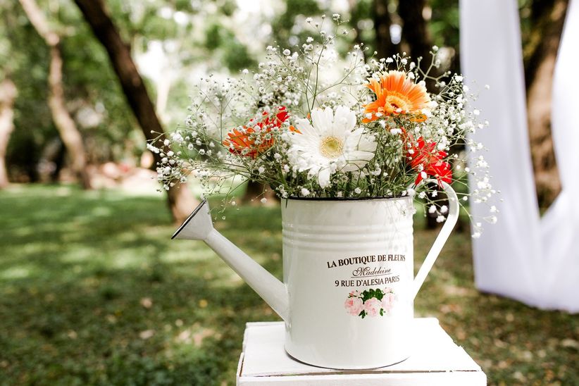 8 centros de mesa para un casamiento vintage