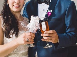 10 ideas para personalizar las copas de los novios ¡Chin chin!