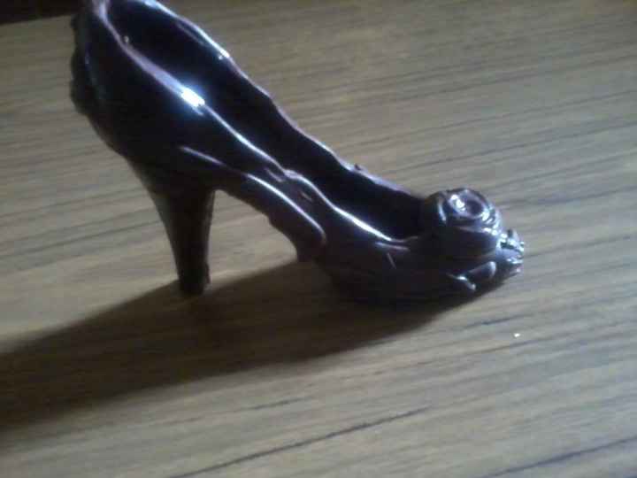 zapato de chocolate