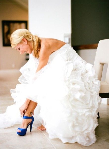 Zapatos azules