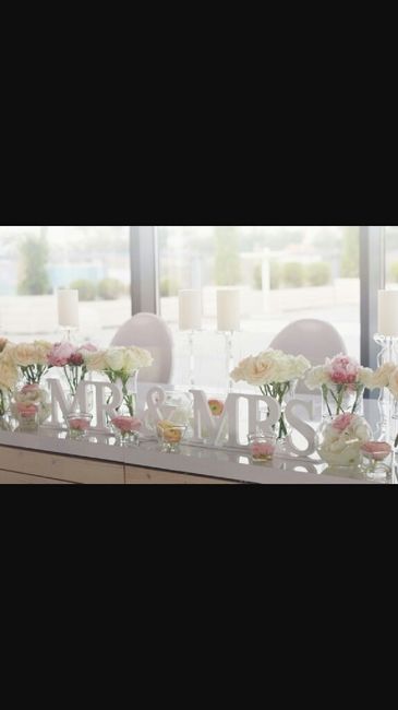 Mesa de novios - 1