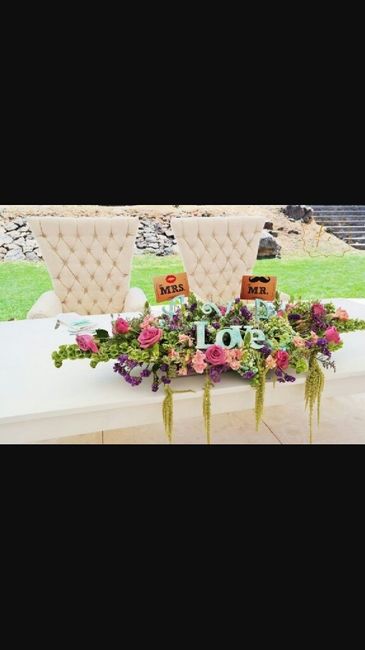 Mesa de novios - 2