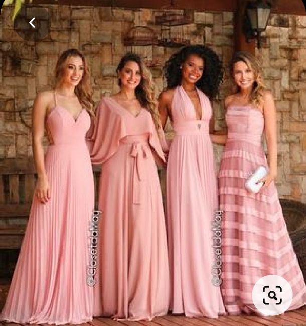 Vestidos Damas de Honor en el mes rosa 🌺 - 1