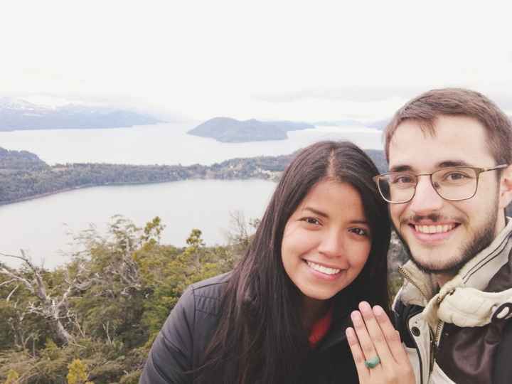 Me propuso matrimonio en el Cerro Campanario en Bariloche 