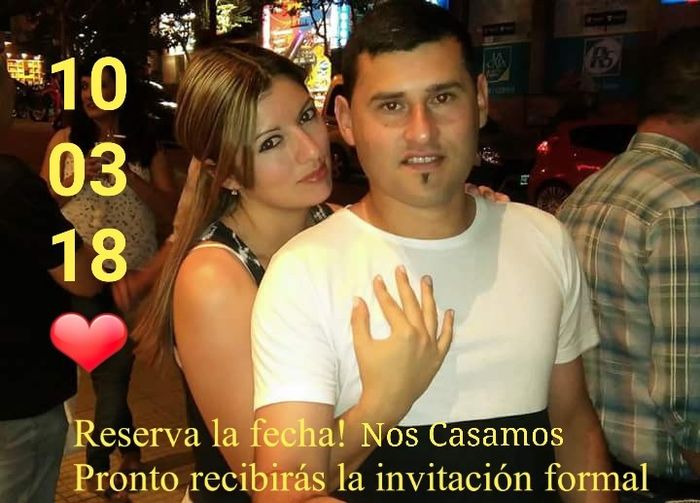Como poner en el save the date " invitación formal próximamente " 8