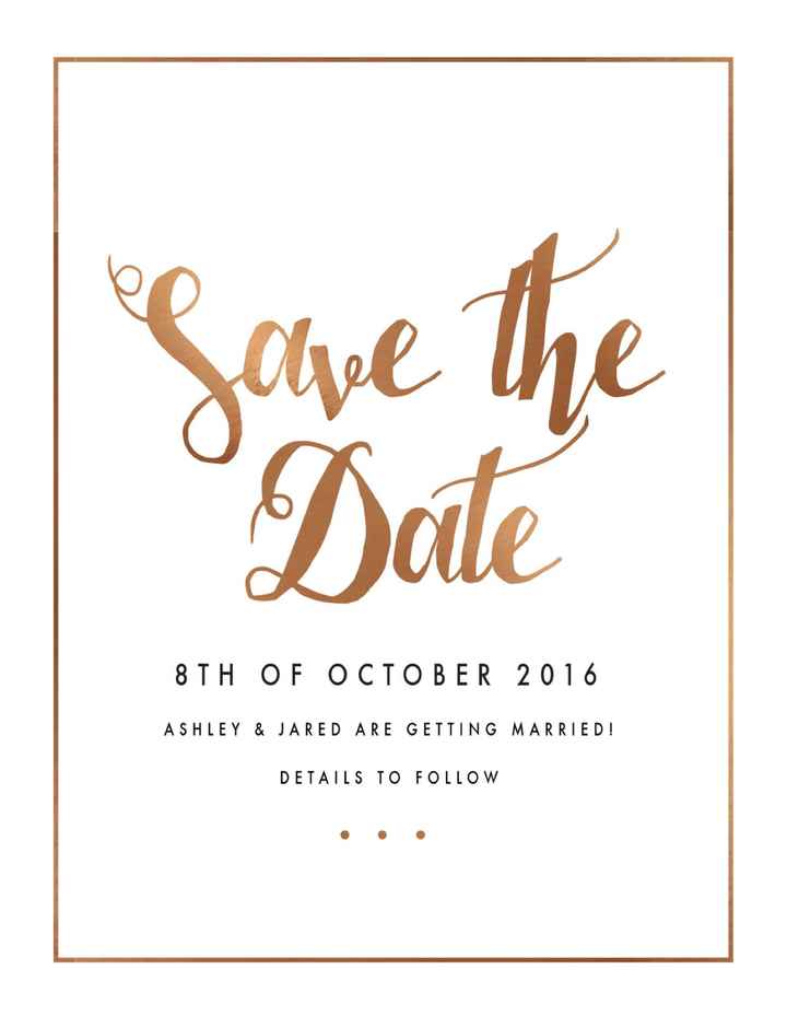 Save the date - 3