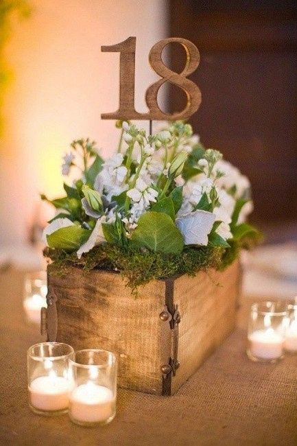 Centros de mesa rústicos: novia experta en Diy 2