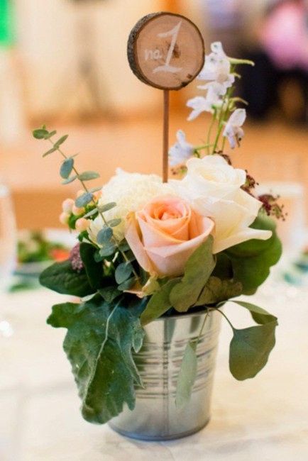 Centros de mesa rústicos: novia experta en Diy 5